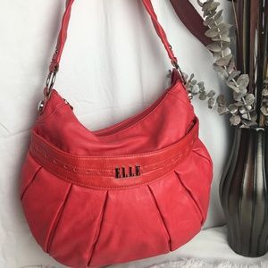 Elle Pink Shoulder Bag Purse Small